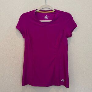 Purple Short Sleeve Athletic Top